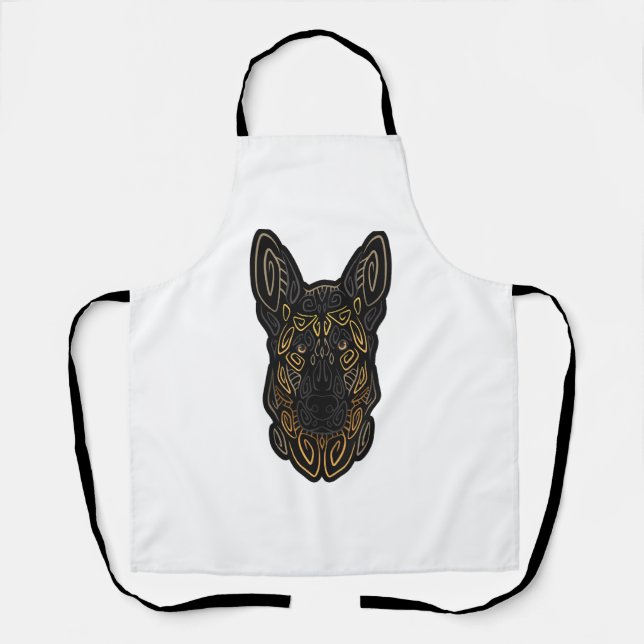 German Shepherd Design German Shepherd Gifts Dog O Schürze (Vorderseite)