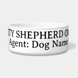 German Shepherd Dog Bowl Napf