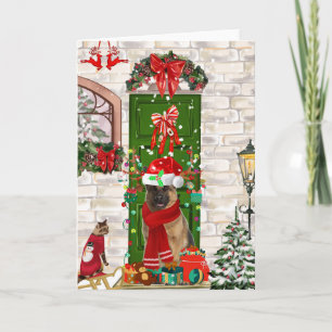 German Shepherd Dog Christmas Karte