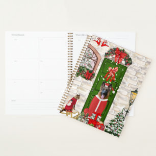 German Shepherd Dog Christmas Planer
