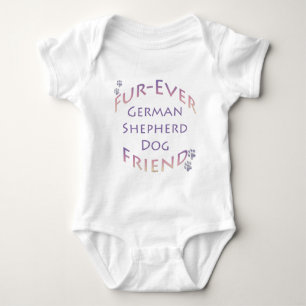 German Shepherd Dog Furever Baby Strampler