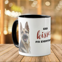 German Shepherd Dog Kisses Fix Alles Tasse