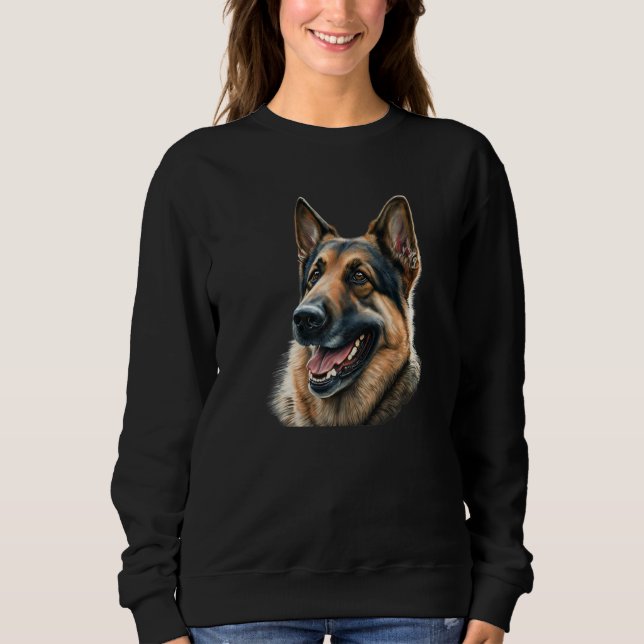 German shepherd Dog Lover Pet Premium Sweatshirt (Vorderseite)