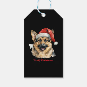 German Shepherd Dog Xmas Weihnachtsgeschenke Ideen Geschenkanhänger