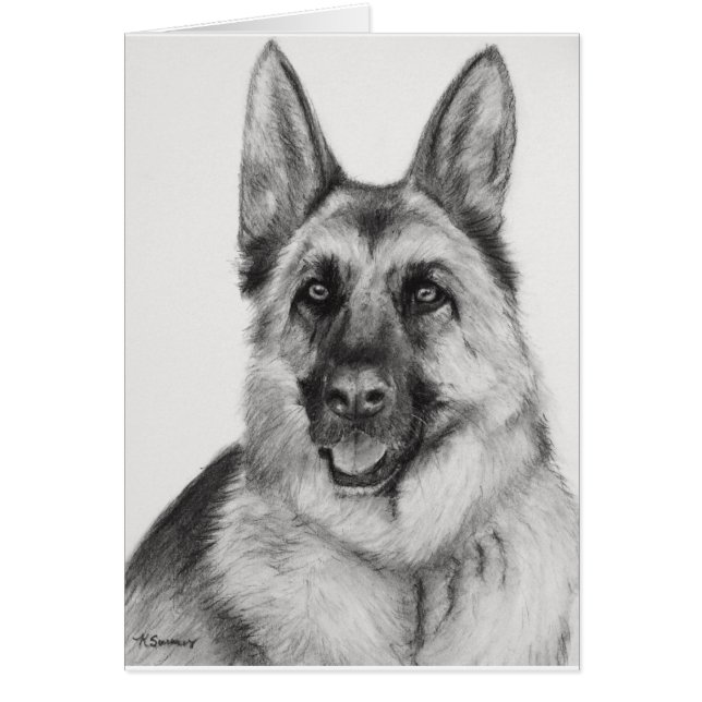 German Shepherd Fine Art (Vorne)