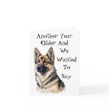German Shepherd Funny Birthday
