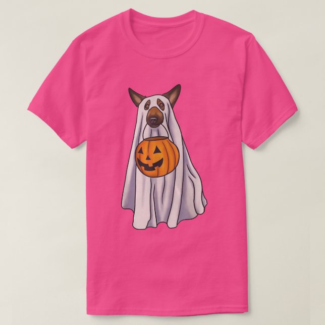 German Shepherd Ghost Sweatshirt T-Shirt (Design vorne)