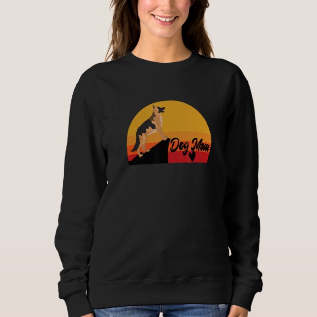 German Shepherd GSD Dog  Mom Dad Pet Cute  Puppy 3 Sweatshirt (Vorderseite)