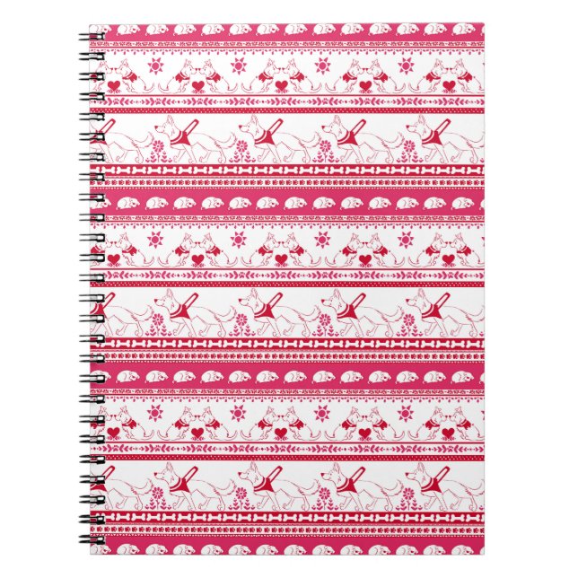 German Shepherd Guide Dog Tale Plain Notebook Notizblock (Vorderseite)