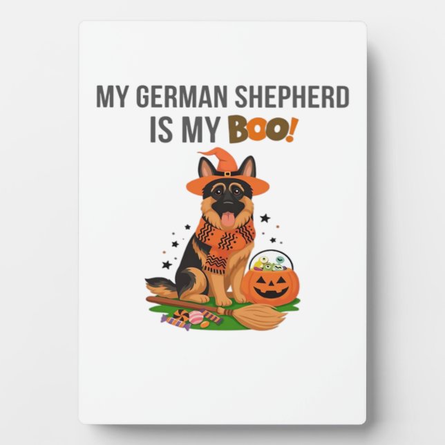 German Shepherd Halloween Costume  My German Sheph Fotoplatte (Vorderseite)
