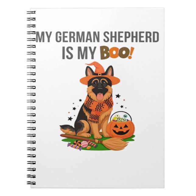 German Shepherd Halloween Costume  My German Sheph Notizblock (Vorderseite)