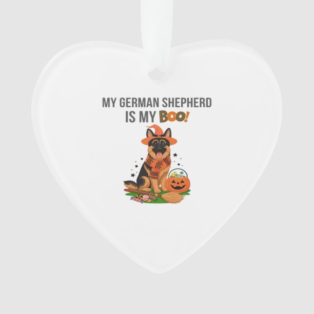 German Shepherd Halloween Costume  My German Sheph Ornament (Vorderseite)