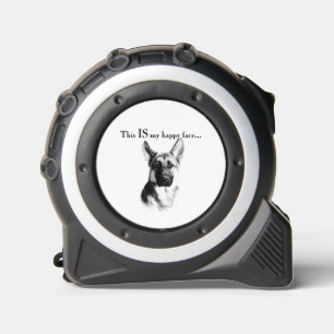 German Shepherd Happy Face Maßband