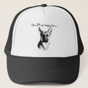 German Shepherd Happy Face Truckerkappe