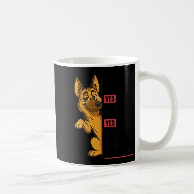 German Shepherd Has My Mouth Gotten Me In Trouble  Kaffeetasse (Rechts)