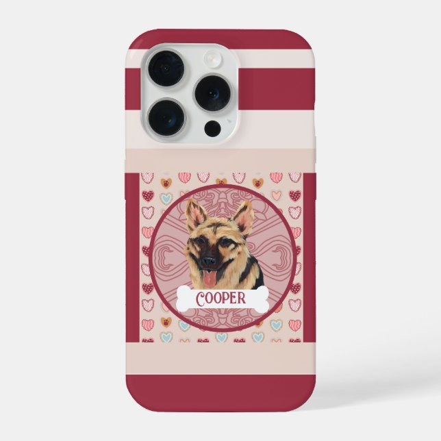 German Shepherd Heart iPhone 11 Pro Case  Hülle (Rückseite)