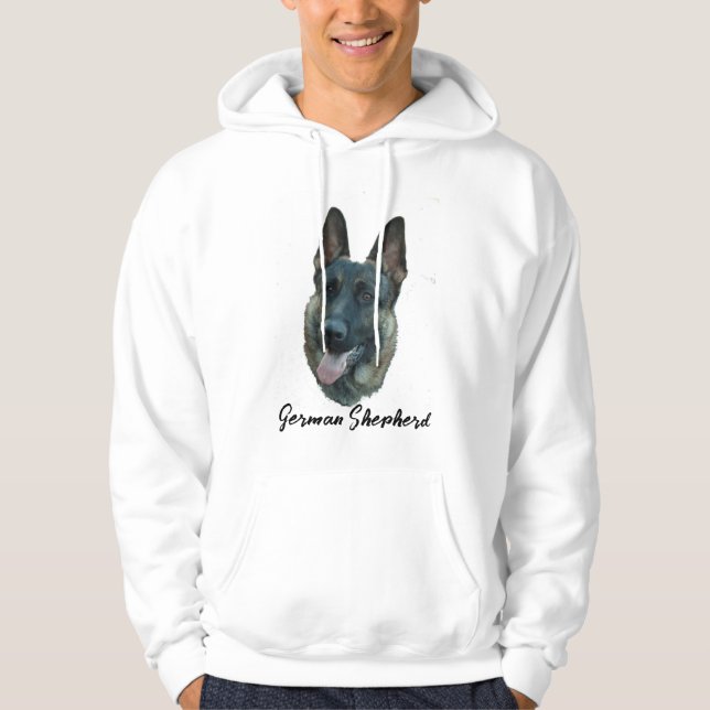 German Shepherd Hoodie (Vorderseite)