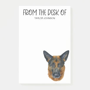 German Shepherd Lover Post-it Klebezettel