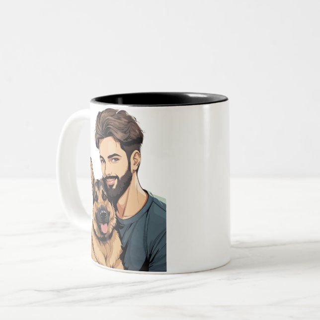 German Shepherd Lover Tasse (Vorderseite Links)
