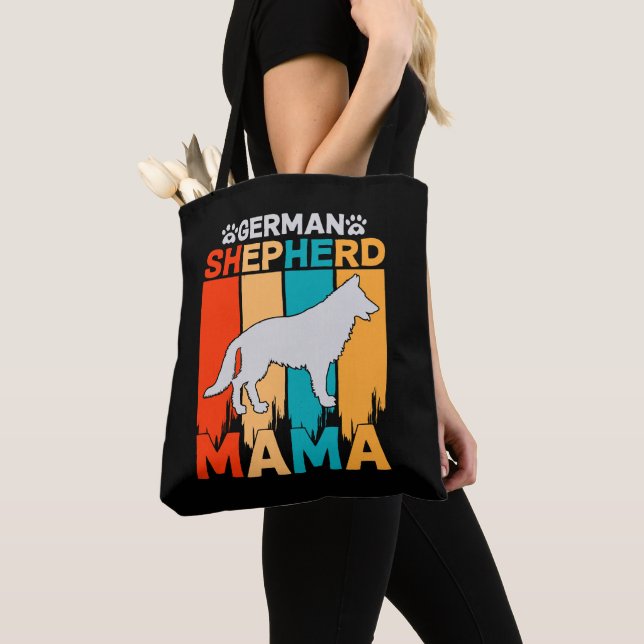 German Shepherd MAMA, Blue Brown on Black (Von Nahem)