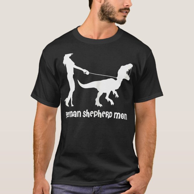 German Shepherd Mama Raptor Edition T-Shirt (Vorderseite)