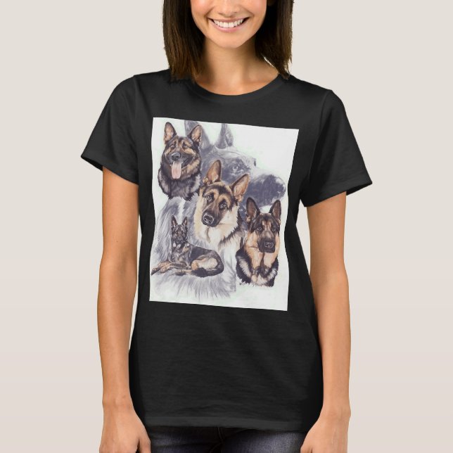 German Shepherd Medley T-Shirt (Vorderseite)