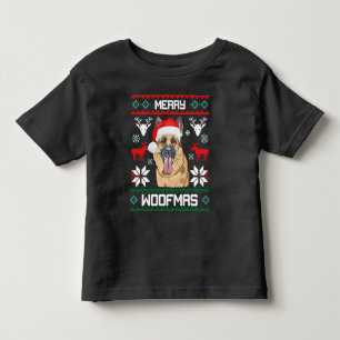 German Shepherd Merry Woofmas Sweatshirt Weihnacht Kleinkind T-shirt
