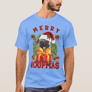 German Shepherd Merry Xmas Woofmas Weihnachten Lic T-Shirt