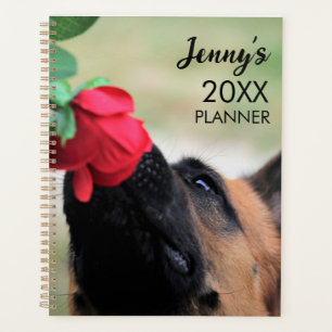 German Shepherd Monthly Planer Book