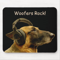 German Shepherd Mousepad DJ