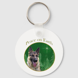 German Shepherd Peace Schlüsselanhänger