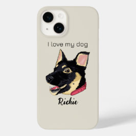 German Shepherd Puppy Dog Lover Case-Mate iPhone 14 Hülle