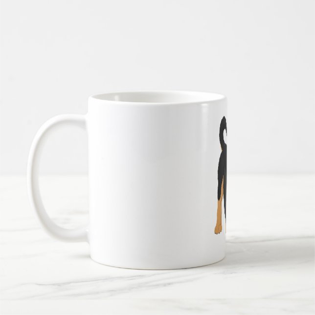 German Shepherd Puppy Kaffeetasse (Links)