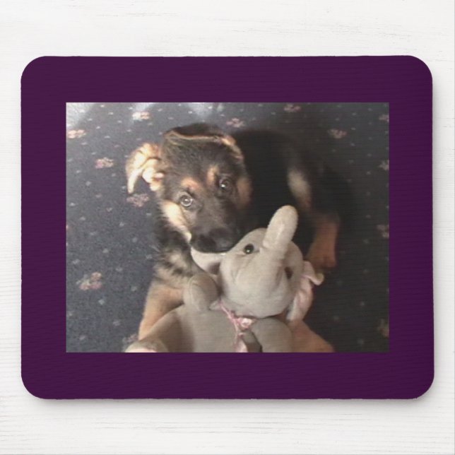 German Shepherd Puppy Mousepad (Vorne)