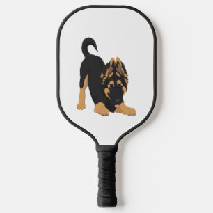 German Shepherd Puppy Pickleball Schläger