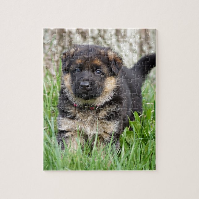 German Shepherd Puppy Puzzle (Vertikal)