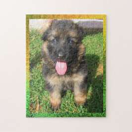 German Shepherd Puppy Puzzle