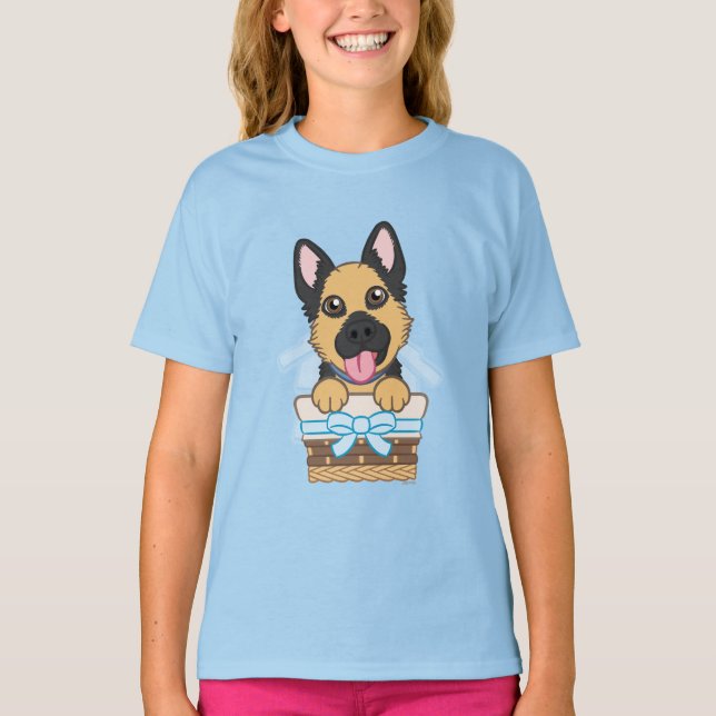German Shepherd Puppy T - Shirt (Vorderseite)