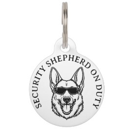 German Shepherd Security ID Tag Haustiermarke