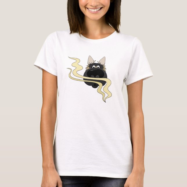 German Shepherd Sniff Work T-Shirt (Vorderseite)
