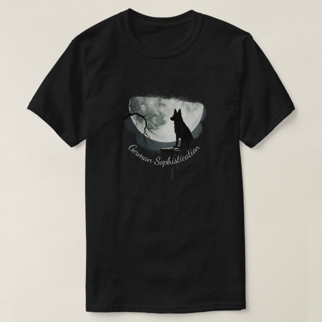 German Shepherd Sophistication T-Shirt (Design vorne)