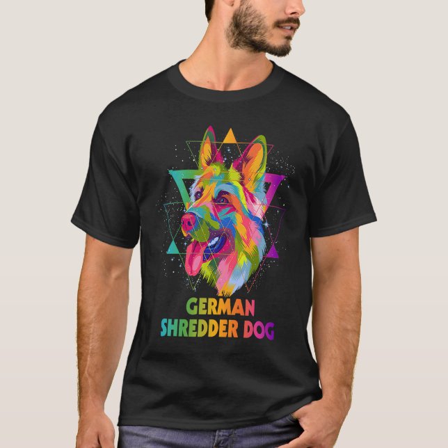 German Shepherd Spaß Schäfer T-Shirt (Vorderseite)