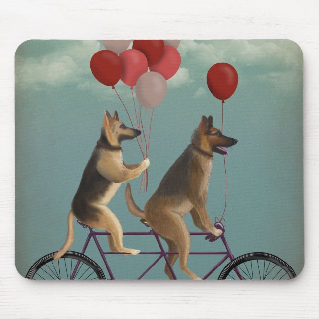German Shepherd Tandem Mousepad (Vorne)