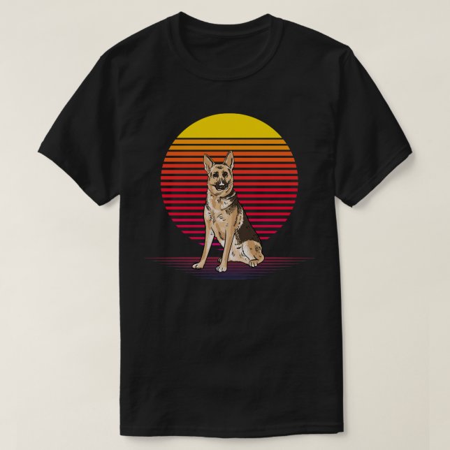 German Shepherd Vapor T-Shirt (Design vorne)