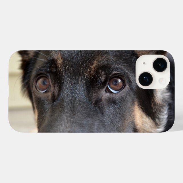 German Shepherd von Shirley Taylor Case-Mate iPhone Hülle (Rückseite (Horizontal))