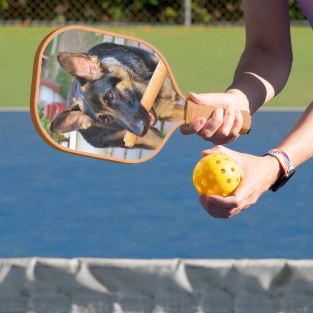 German Shepherd von Shirley Taylor Pickleball Schläger (InSitu)