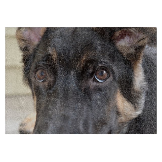 German Shepherd von Shirley Taylor Schneidebrett (Vorderseite)