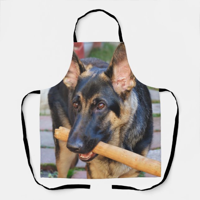 German Shepherd von Shirley Taylor Schürze (Vorderseite)