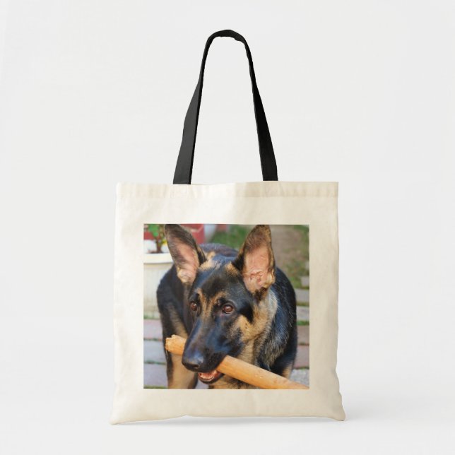 German Shepherd von Shirley Taylor Tragetasche (Vorne)
