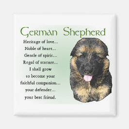 German Shepherd Welppy Gifts Magnet
